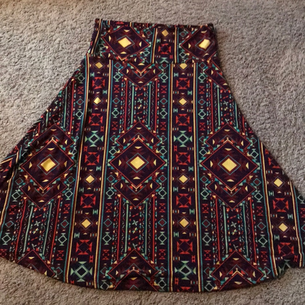 S azure lularoe skirt